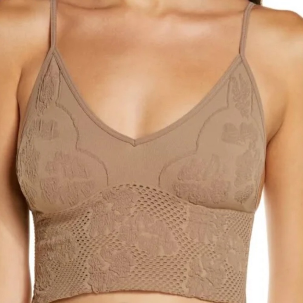 NEW🌺Free intimately people candy/mosaic lace steam seamless Bralette - Picture 17 of 17